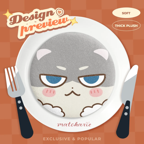 PLUSH BADGE COCONUT BEAGLE [FANMADE MERCHANDISE]