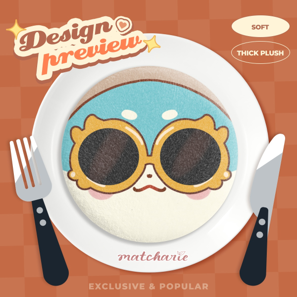 PLUSH BADGE BUBBLES [FANMADE MERCHANDISE]