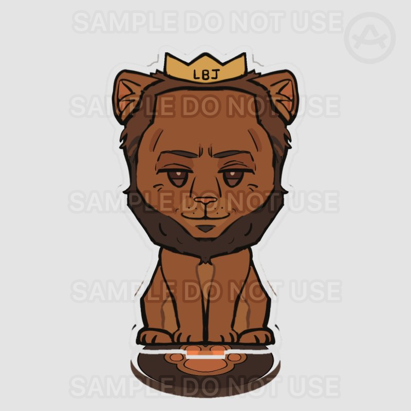 LeoBron Manes Standee