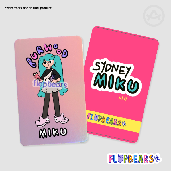 Burwood - SYDNEY MIKU | holo trading card