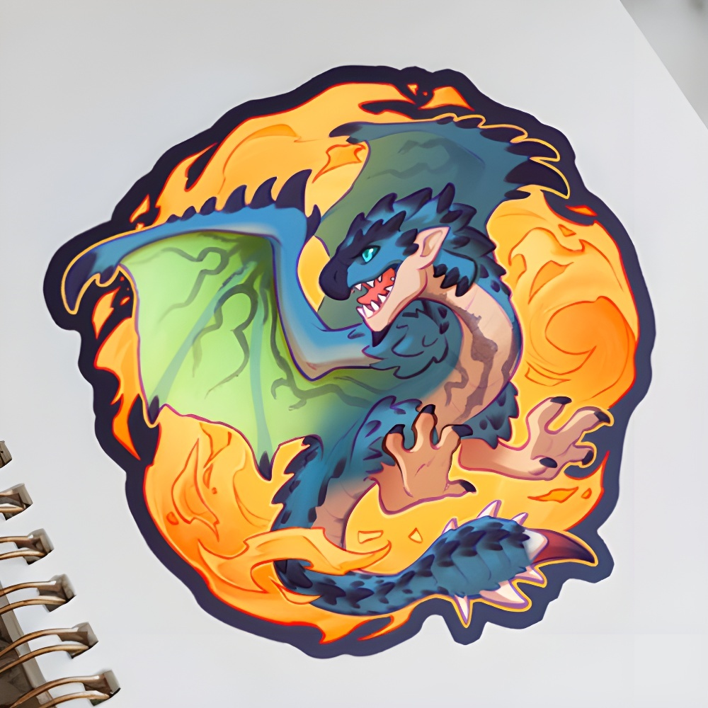 Rathalos Azure Sticker