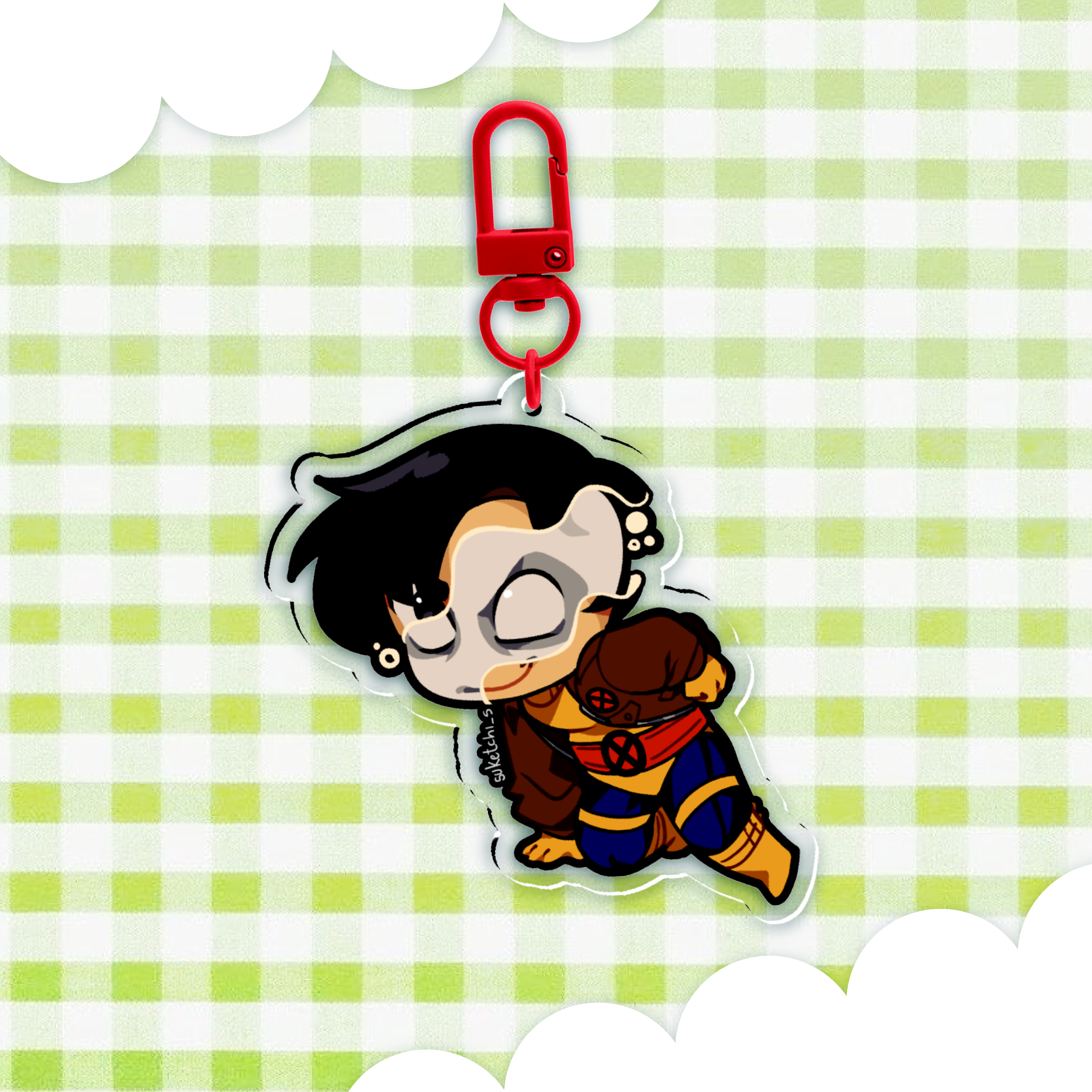 Morph - X-Men acrylic keychain