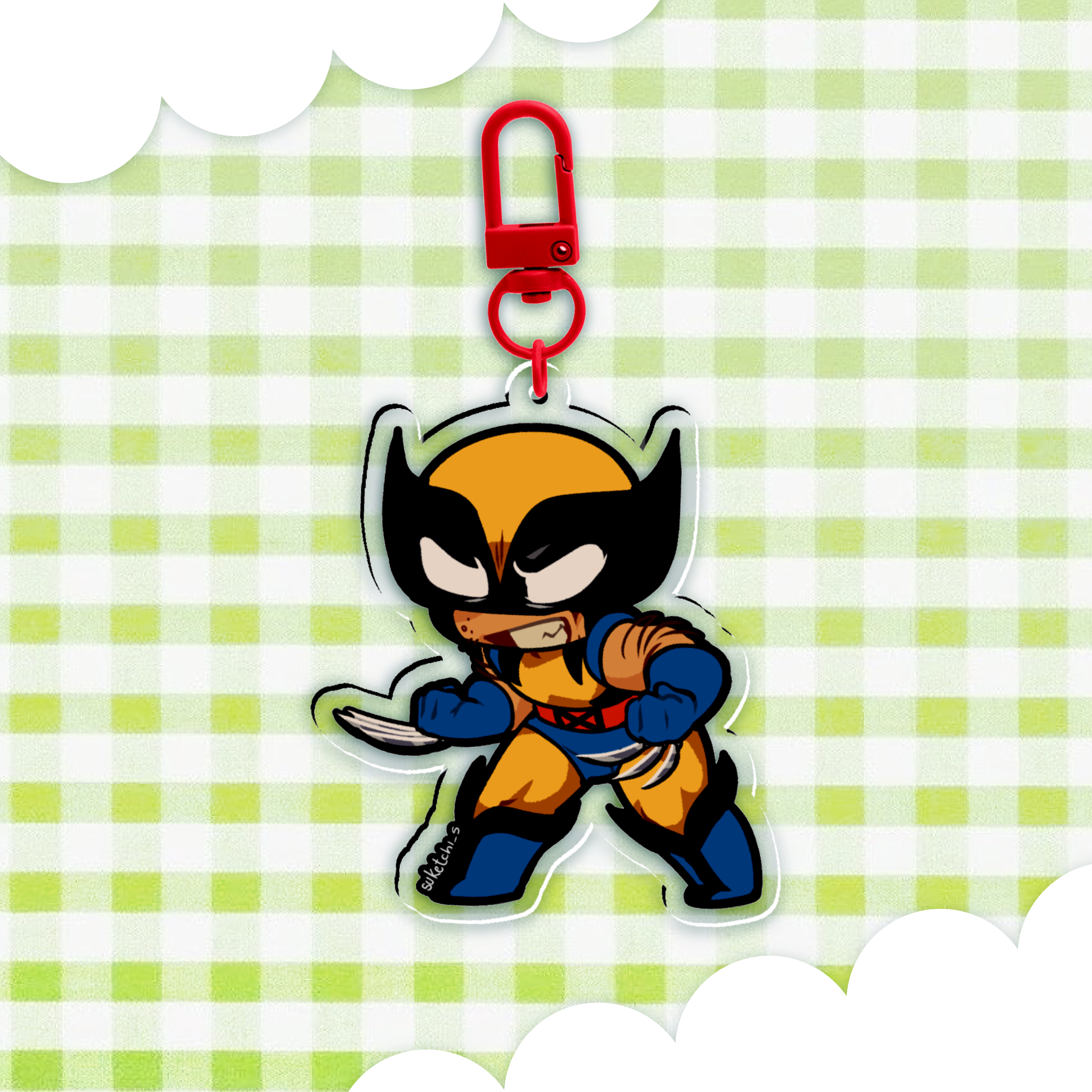 Wolverine - X-Men acrylic keychain