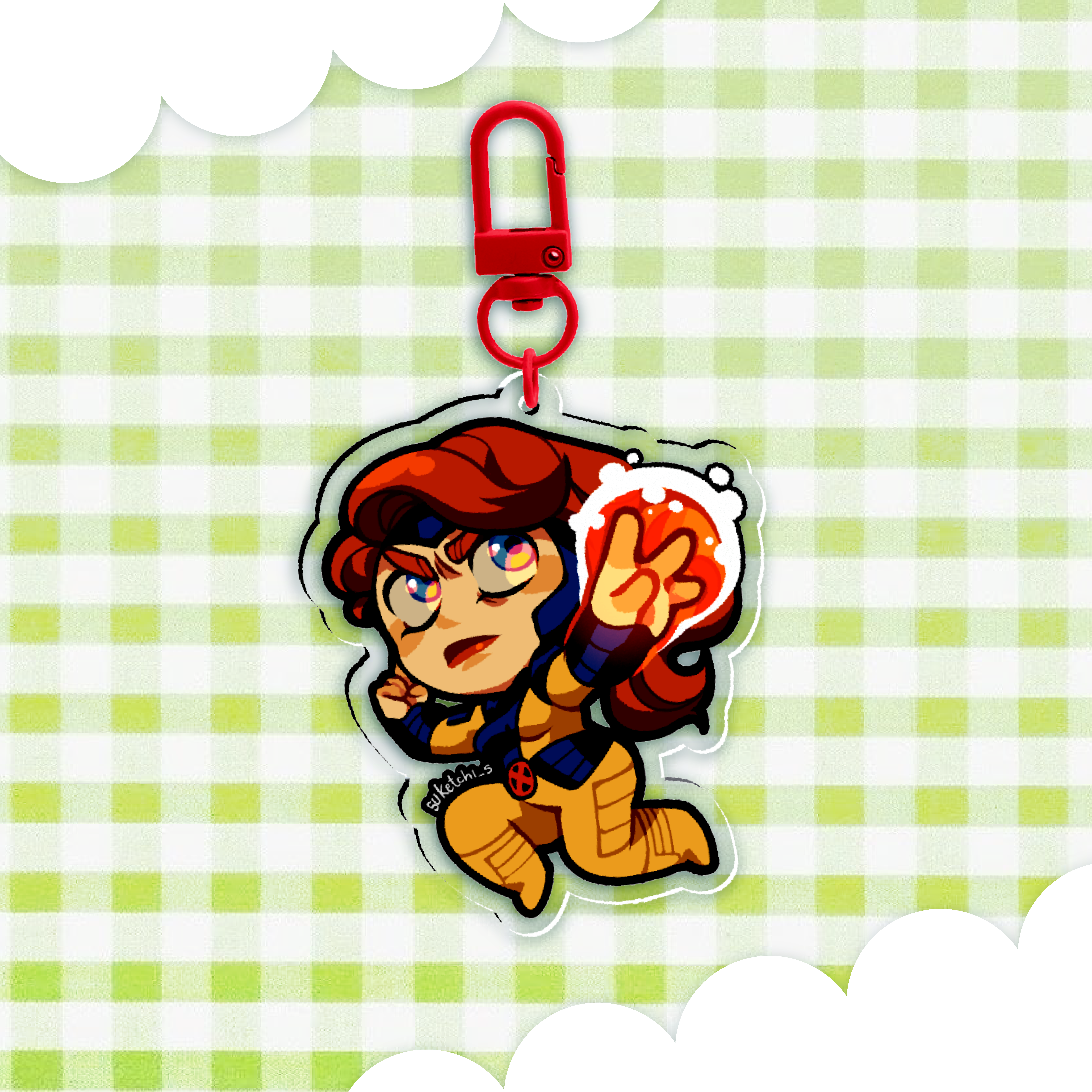 Jean - X-Men acrylic keychain
