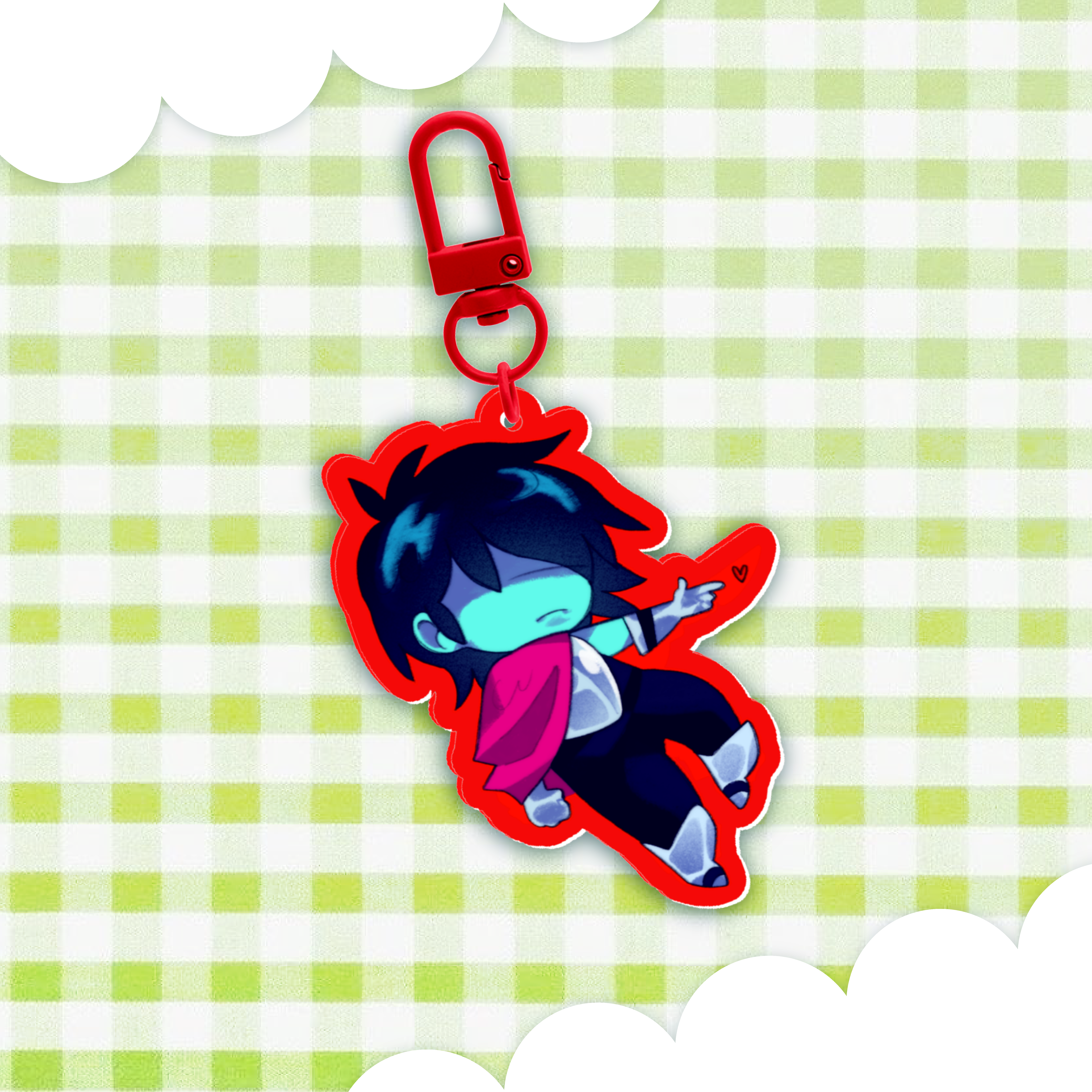 Kris - Deltarune double-sided acrylic keychain