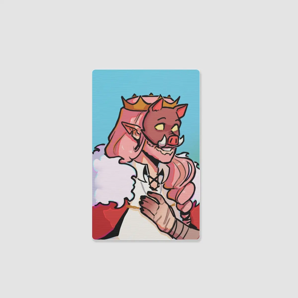 Technoblade lenticular photocard