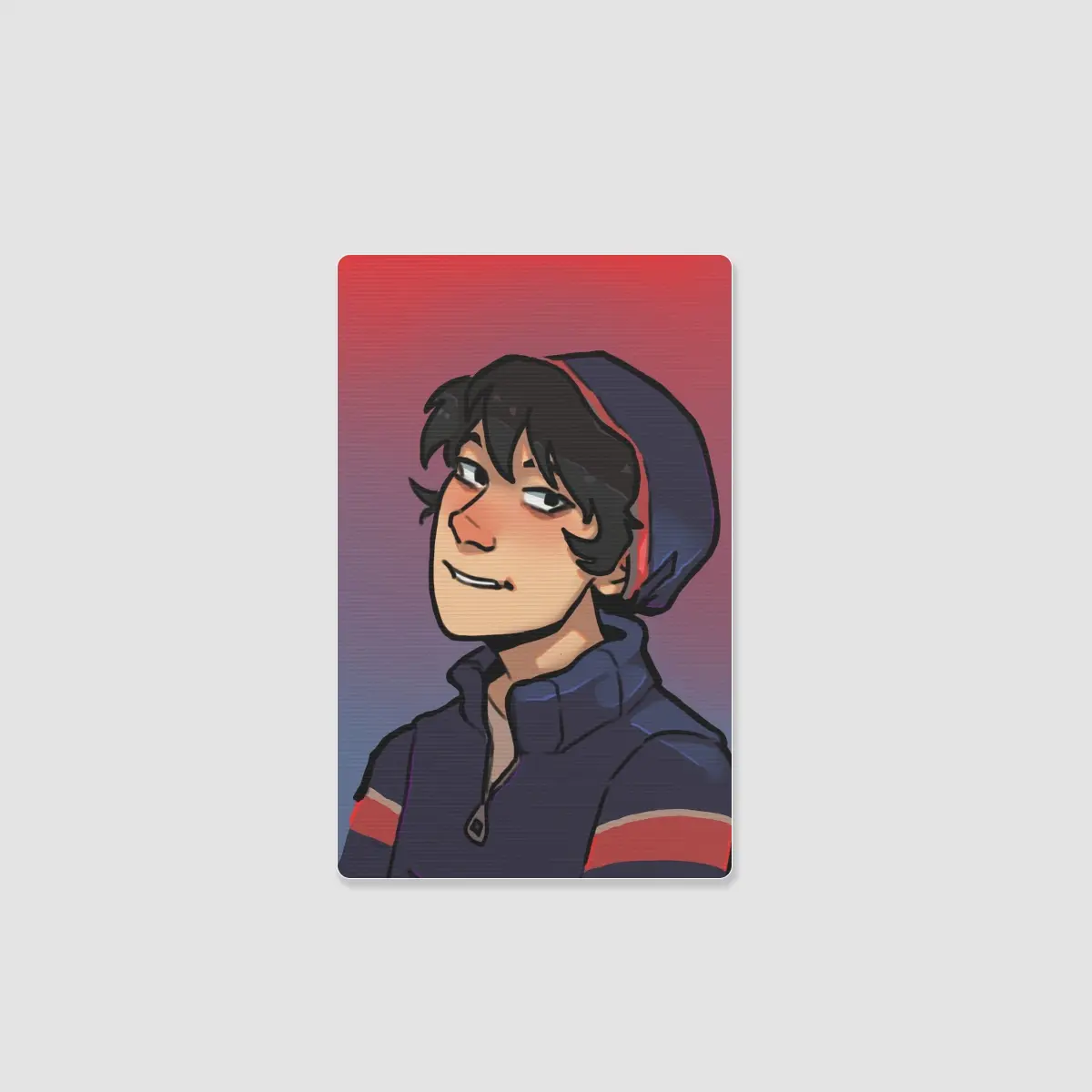 Quackity lenticular photocard