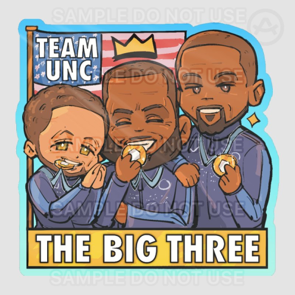 Team Unc Sticker