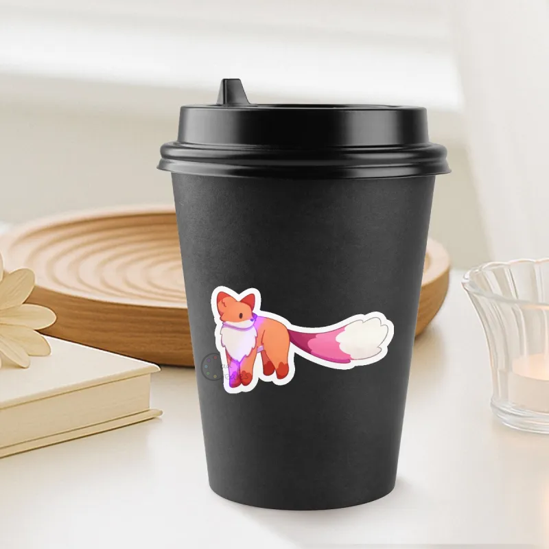 Lesbian Fox - Sticker