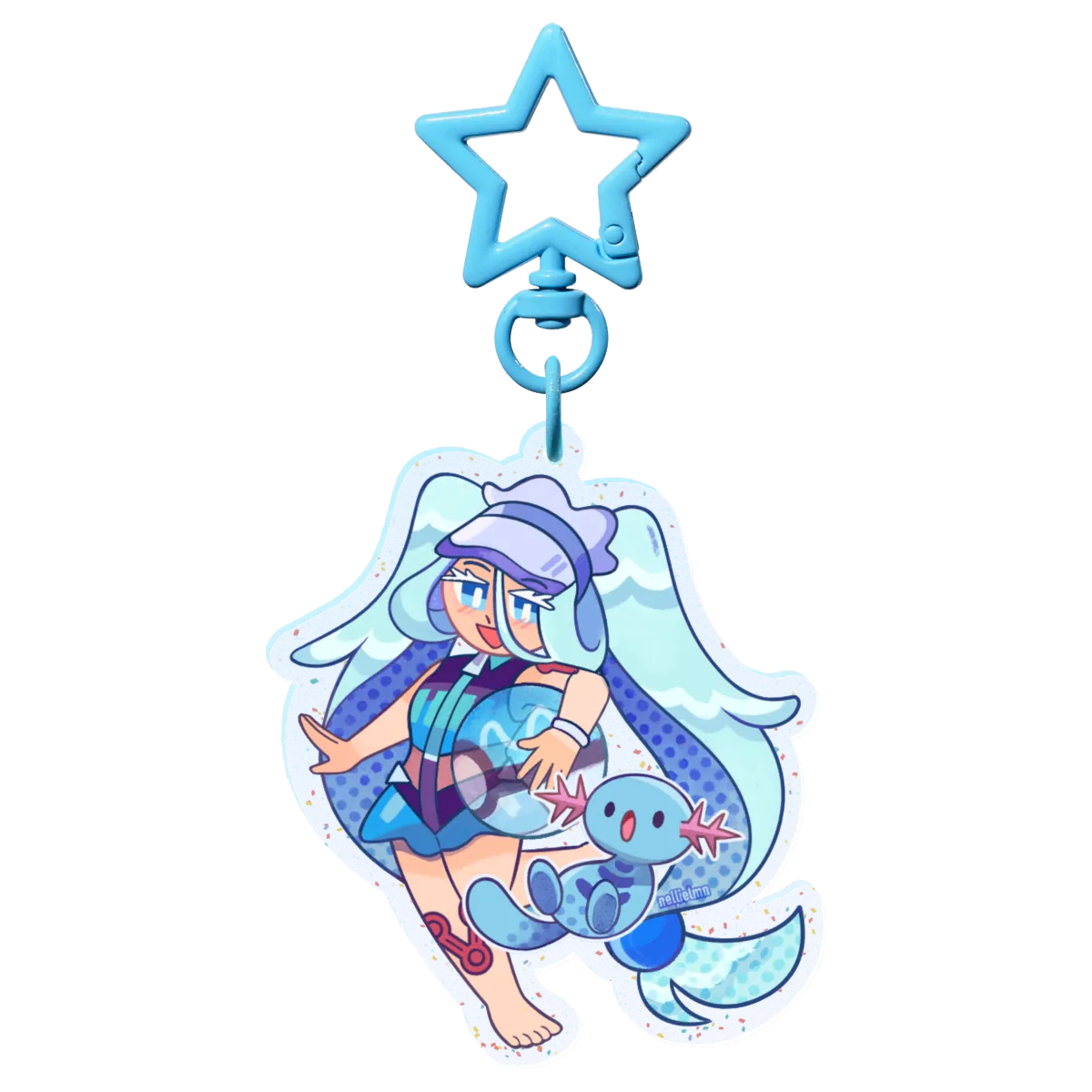 Water Trainer Miku Keychain