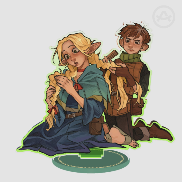 marcille and chilchuck standee [ dungeon meshi ]