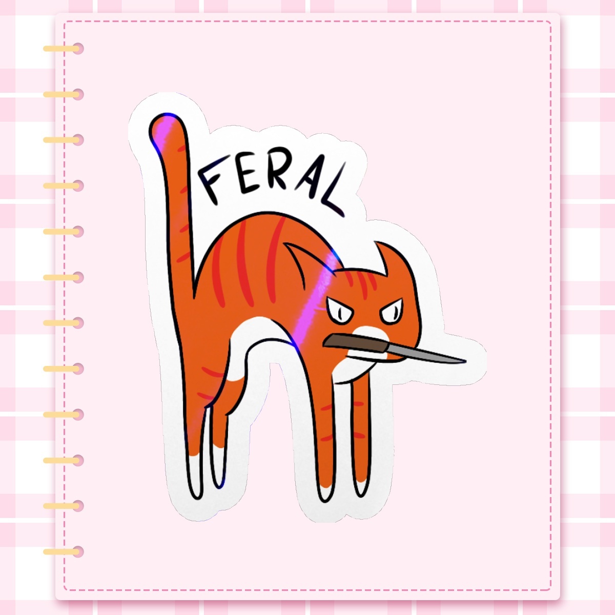Feral Cat Sticker