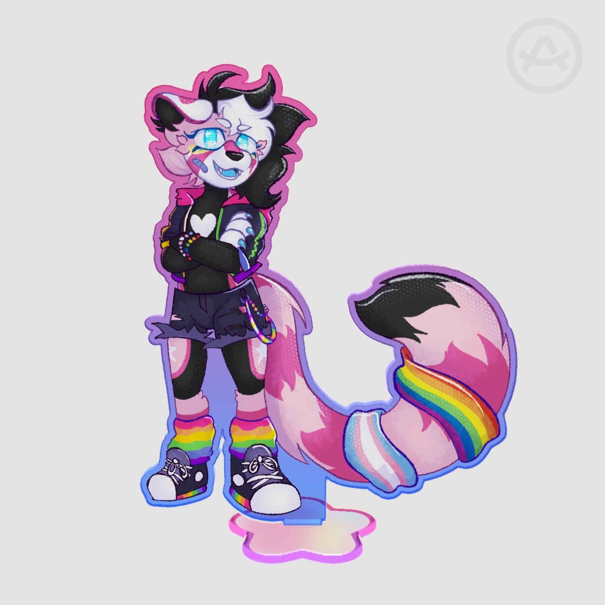 Pride Sketch The Red Panda Acrylic Standee