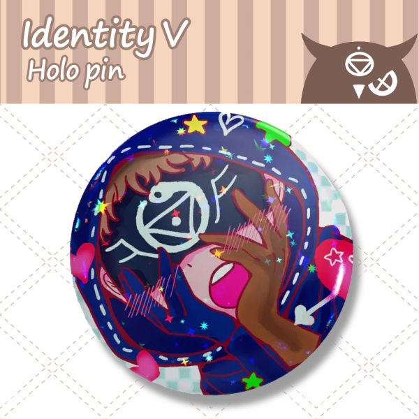 [Identity V] Eli Clark Round Holo Badge