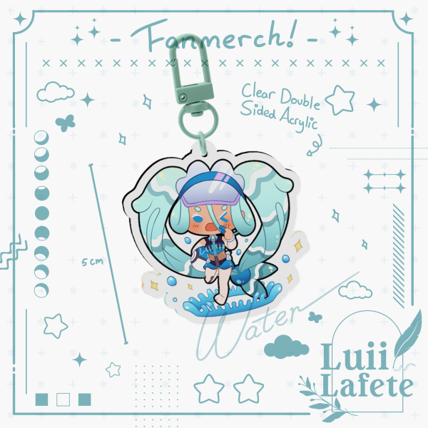 Keychain Hatsune Miku ☆ Pokemon Voltage - Water