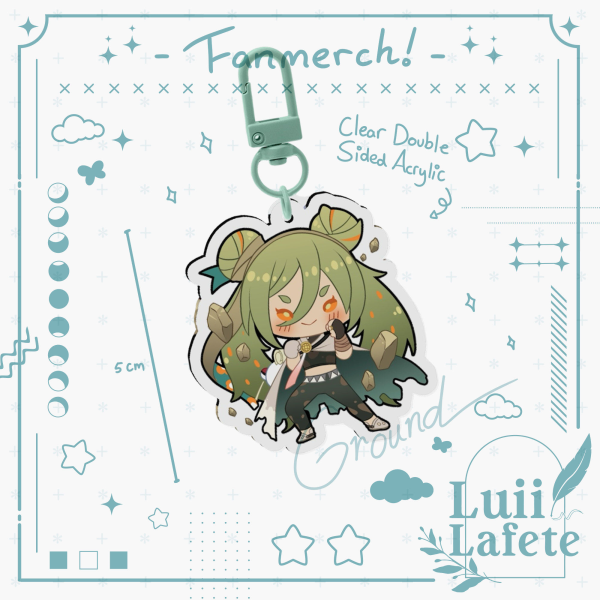 Keychain Hatsune Miku ☆ Pokemon Voltage - Ground