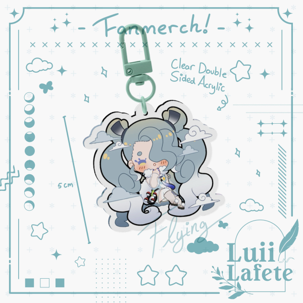 Keychain Hatsune Miku ☆ Pokemon Voltage - Flying