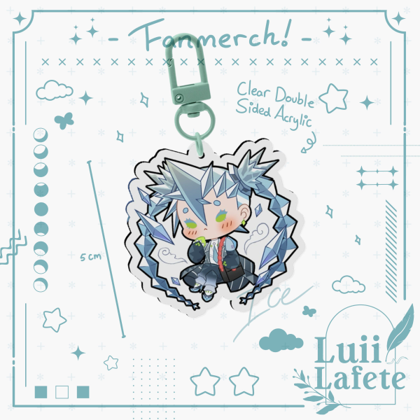 Keychain Hatsune Miku ☆ Pokemon Voltage - Ice