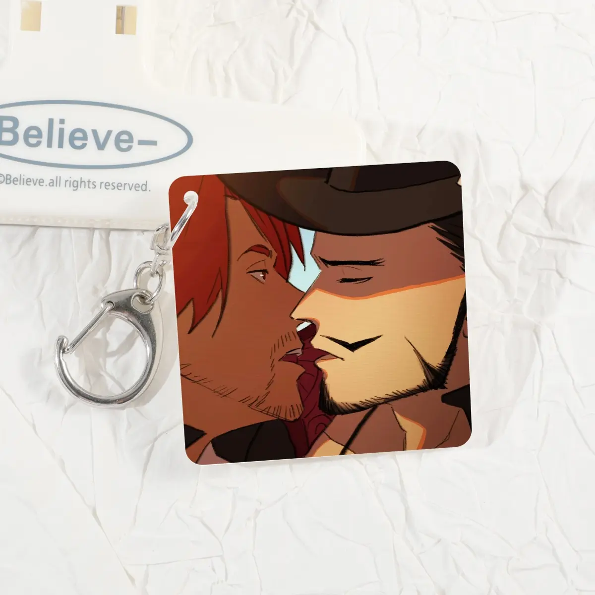 "Dream About Me" Lenticular Keychain (Square Ver.)