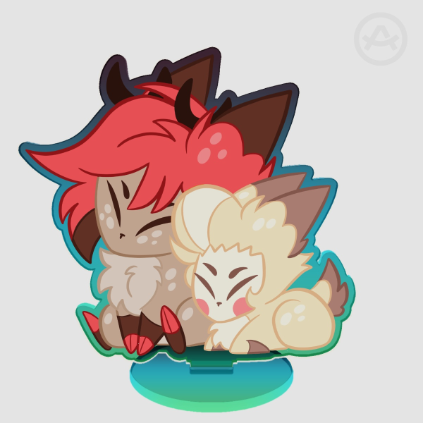 Deer Cuddles Acrylic Standee!