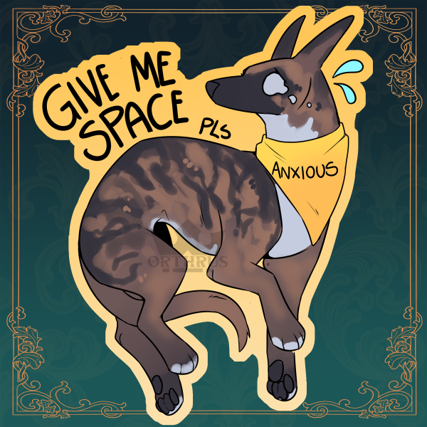 Give me space Sticker