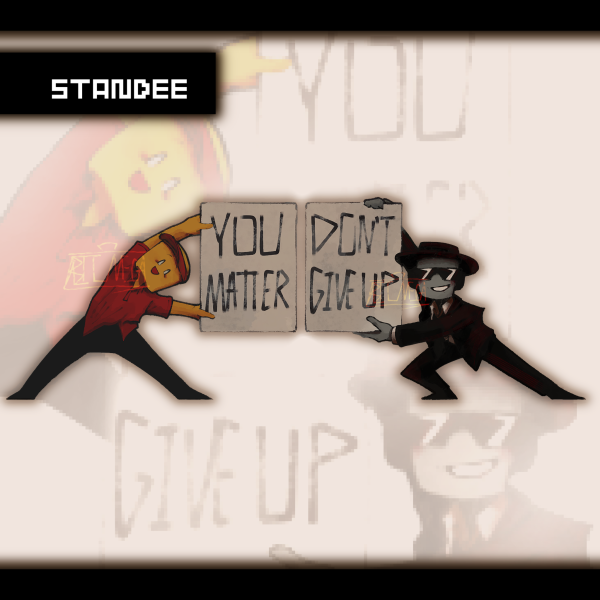 “Perspective” | Chance + Elliot | Roblox Forsaken | Acrylic Standee
