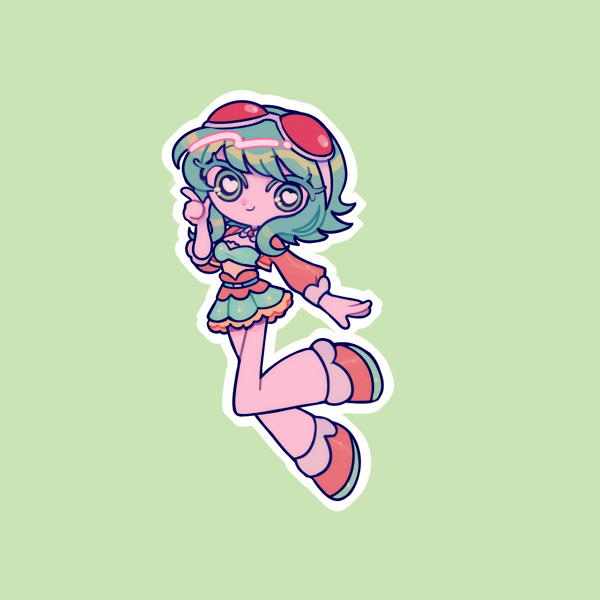 Gummy Die Cut Sticker