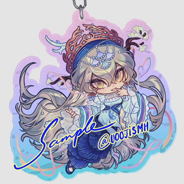 Sea Goddess Ellie Keychain