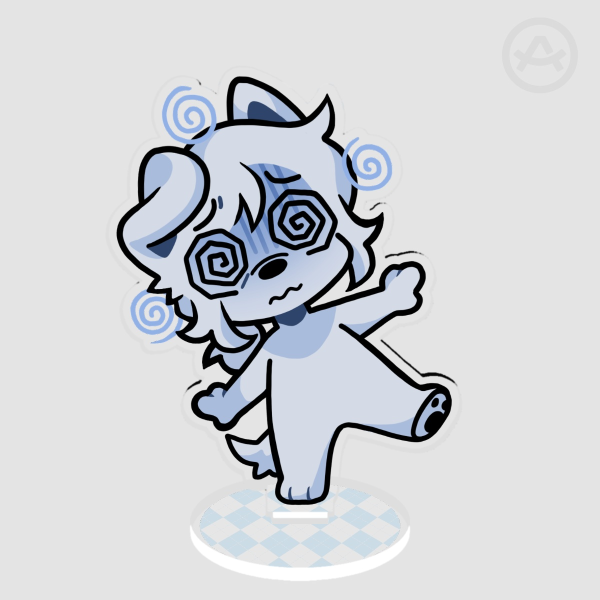 Dizzy Doggy Acrylic Standee