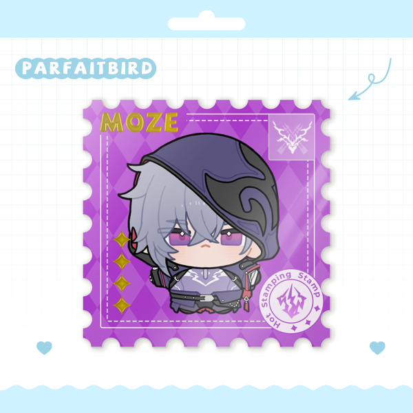 Moze Foil Stamping Stamp Sticker