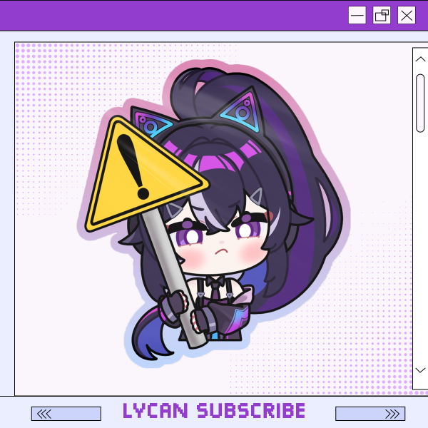 Chibi Lycqn Sticker