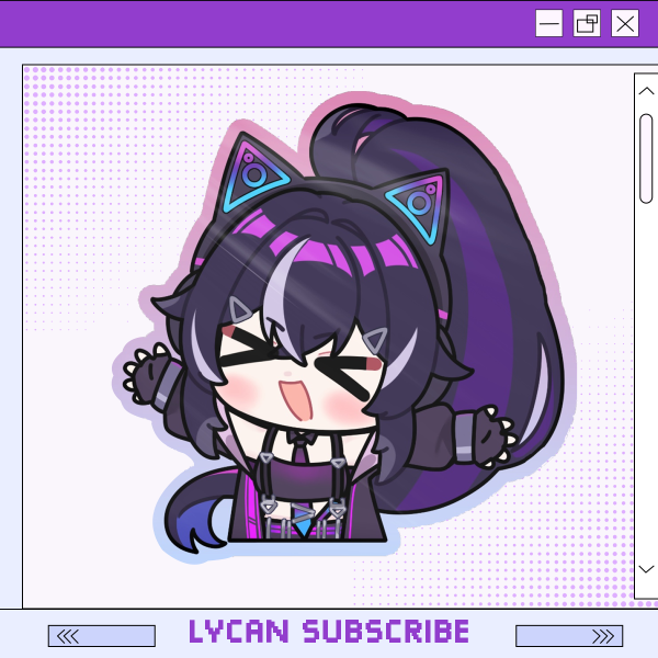 Chibi Lycqn Sticker
