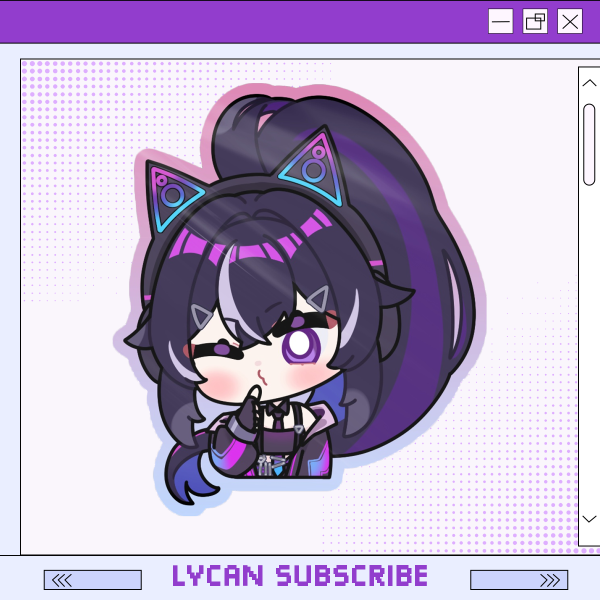 Chibi Lycqn Sticker