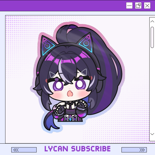 Chibi Lycqn Sticker