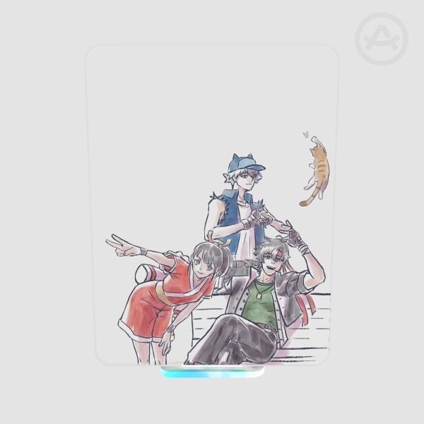 Link Click KOF Clear Acrylic Standees