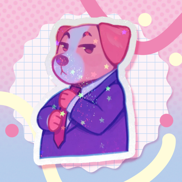 Business Doggie Sticker