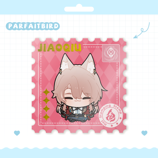 Jiaoqiu Foil Stamping Stamp Sticker