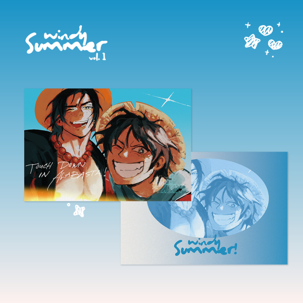 Ace and Luffy Pearl Postcard