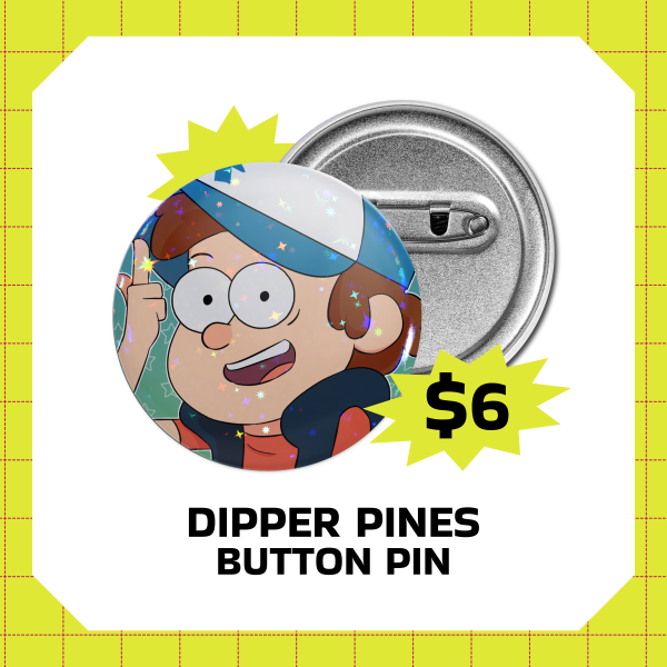 Dipper Pines Button Pin