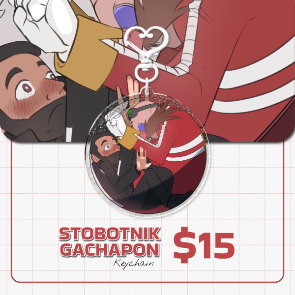 Stobotnik Glitter Acrylic Keychains