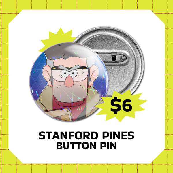 Stanford Pines Button Pin