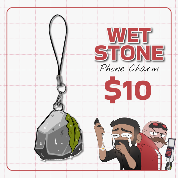 Wetstone Acrylic Phone Charm