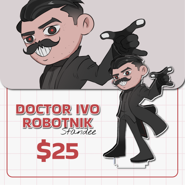 Dr. Ivo Robotnik Clear Acrylic Standees