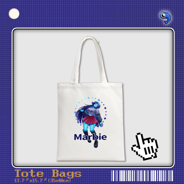Marbie Canvas Tote Bag