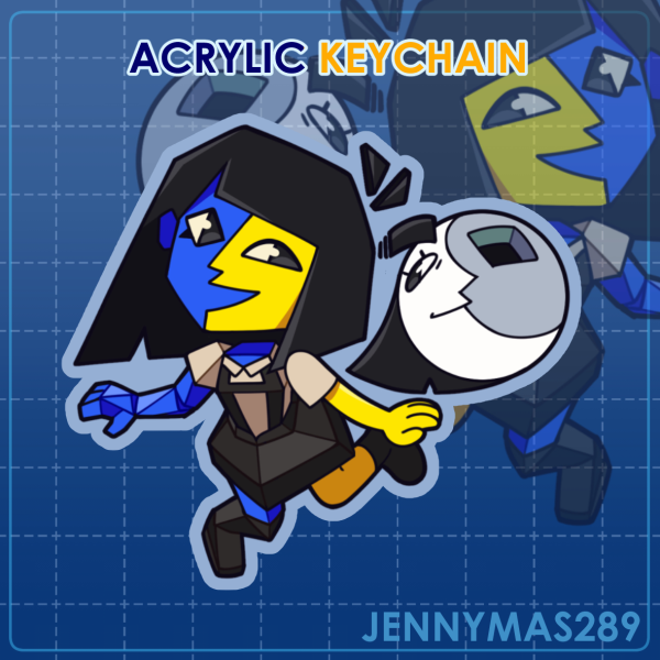 [ENA] ENA & Moony - Acrylic Keychain