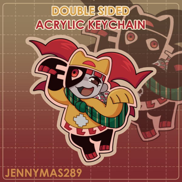 [ENA DREAM BBQ] Taski Maiden - Double Sided Acrylic Keychain