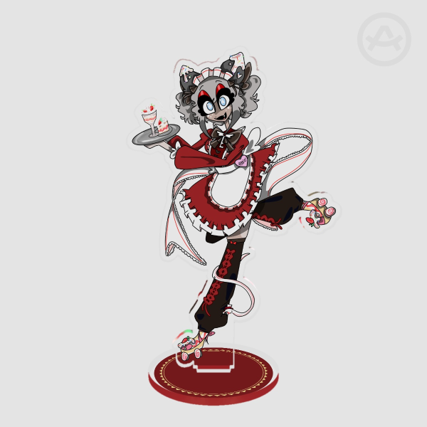 Maid Allie Acrylic standee Hazbin Hotel Oc