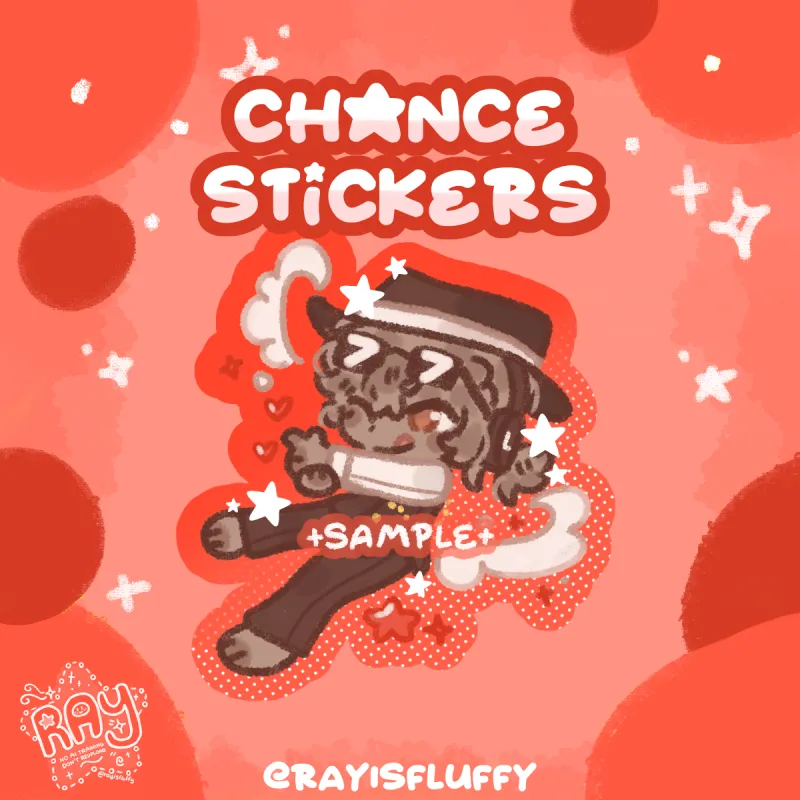 Chance Sticker Cute Soft Chance Stickers by rayisfluffy - ACGGOODS