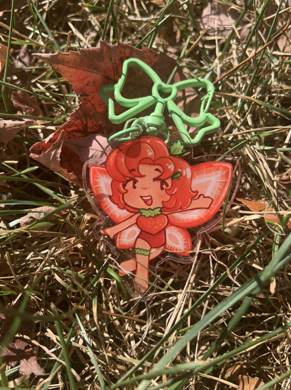 Strawberry Fairy Keychain