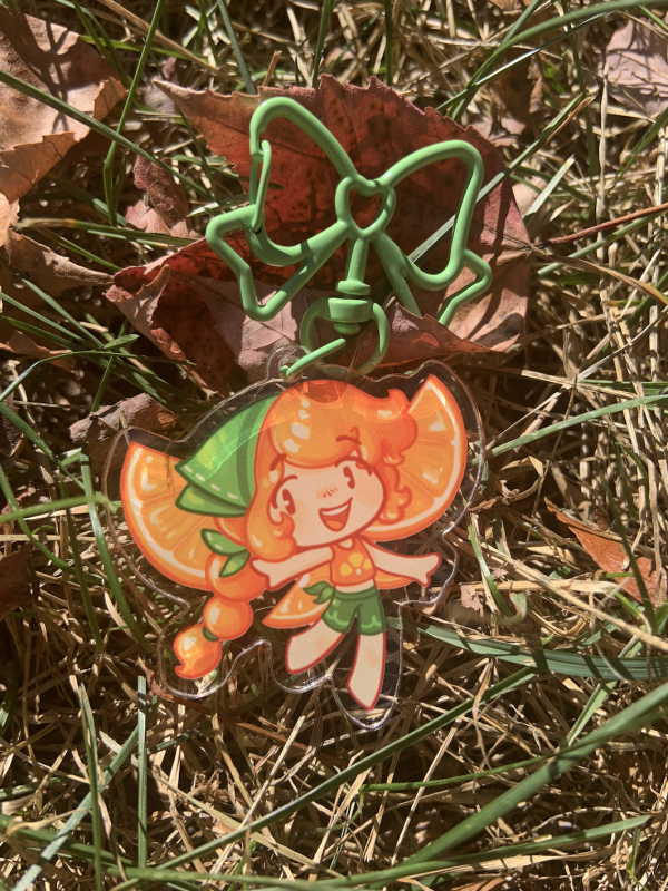 Orange Fairy Keychain